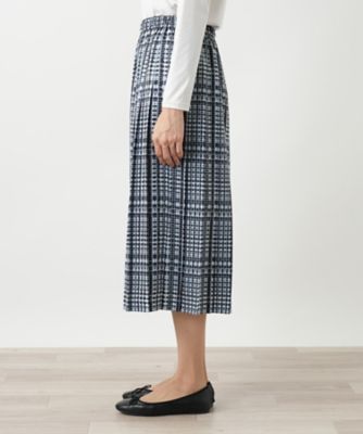 グレンチェックプリーツスカート | Leilian (Women)/レリアン | 三越