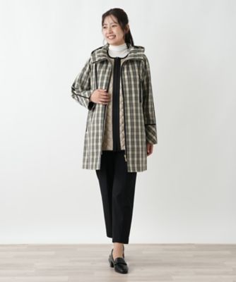りゅうしょう　レリアン　Leilian コート　チェック　フード りゅうしょう様専用 レリアン Leilian コート チェック フード
