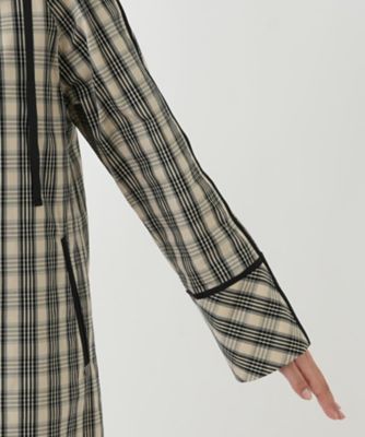 Leilian レリアン　チェック柄コート　13号　AGNONA上質な服地 Leilian レリアン チェック柄コート 13号 AGNONA上質な服地