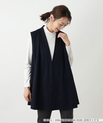 ＜Leilian (Women)＞【送料無料】フレアベスト