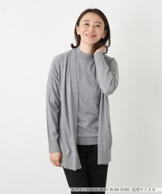 Leilian (Women)/レリアン ニットカーディガン 94ライトグレー トップス【三越伊勢丹/公式】