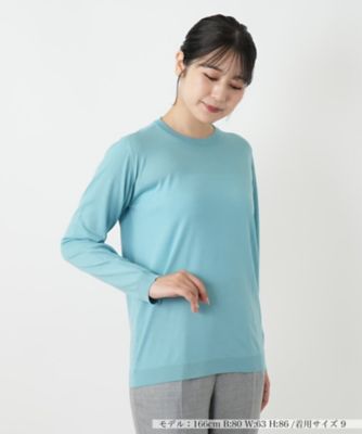 本日限定価格【Gemma】レリアン クルーネック長袖ニット ピンク(13+) Gemma】ジェンマ 長袖ニット ピンク(13+) クルーネックニット