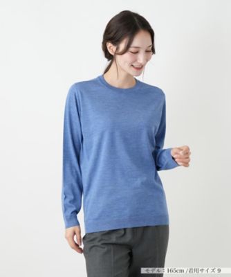 【新品未使用】マリエリアジェンマ　レリアン　ニット　クルーネック　高級（67） 新品未使用】マリエリアジェンマ レリアン ニット クルーネック