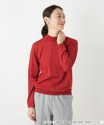 Leilian (Women)/レリアン ハイネックニット 66オレンジ トップス【三越伊勢丹/公式】