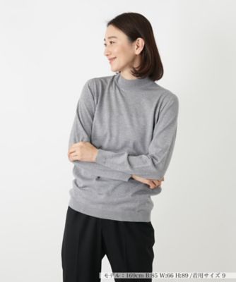 Leilian (Women)/レリアン ハイネックニット 94ライトグレー トップス【三越伊勢丹/公式】