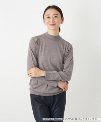 Leilian (Women)/レリアン ハイネックニット 83チャイロ トップス【三越伊勢丹/公式】