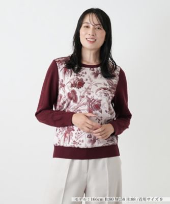 Leilian レリアン クロッシェ編み切替ニット 定価56,100円 クロッシェ編み切替ニット|レリアン | レリアン公式オンラインストア