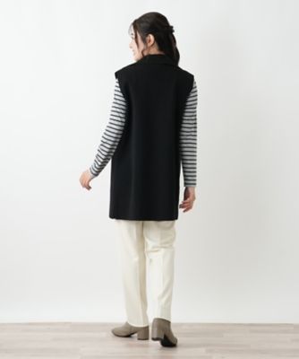 ラペルドロングベスト【ROCHAS Premiere】 | Leilian