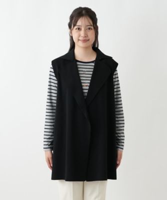 ロングベスト　ECOALF WOMEN MARANGU ベスト ラペルドロングベスト【ROCHAS Premiere】 | Leilian