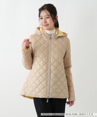 ＜Leilian (Women)＞中わたリバーシブルフーデッドジャケット