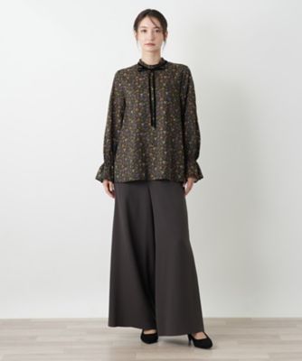 【viviennewestwood✨️イタリア製】 小花柄 リボンタイ ブラウス パーフェクトスーツファクトリー Perfect Suit FActory 小花柄