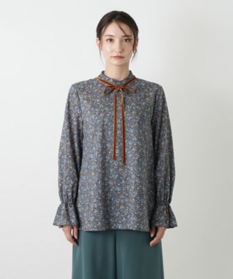 【viviennewestwood✨️イタリア製】 小花柄 リボンタイ ブラウス 小花柄ボウタイブラウス | BOURGE (Women)/ブールジュ | 三越