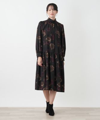 ペイントプリントフレアワンピース ペイントプリントフレアワンピース ペイントプリントフレアワンピース