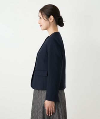 ノーカラージャケット【ROCHAS Premiere】 | Leilian