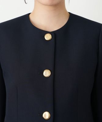 ノーカラージャケット【ROCHAS Premiere】 | Leilian