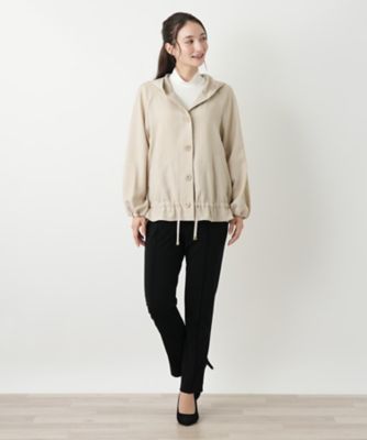 定価7.4万　20SS ロシャス　ROCHAS フーデッドコート　レリアン 定価7.4万 20SS ロシャス ROCHAS フーデッドコート レリアン