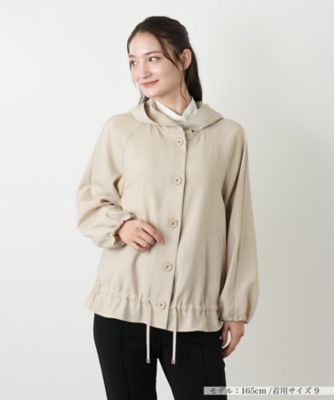 美品 Leilianレリアン 近年物 2way フーデッドジャケット 撥水加工 2WAYフーデッドジャケット | Leilian (Women)/レリアン