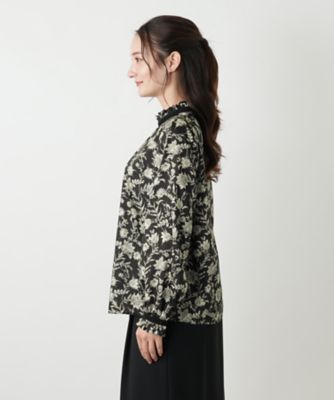 【美品】Rochas 花柄フリルシャツ ROCHAS フラワー 花柄 フリル ブラウス シャツ - メルカリ
