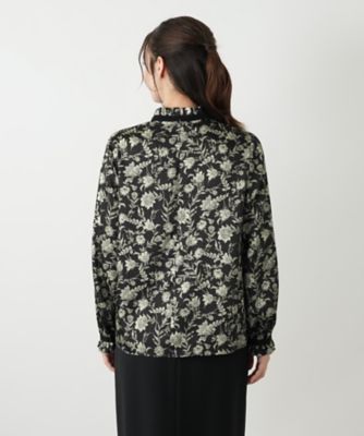 【美品】Rochas 花柄フリルシャツ ROCHAS フラワー 花柄 フリル ブラウス シャツ - メルカリ