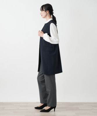 ロングベスト【ROCHAS Premiere】 | Leilian (Women