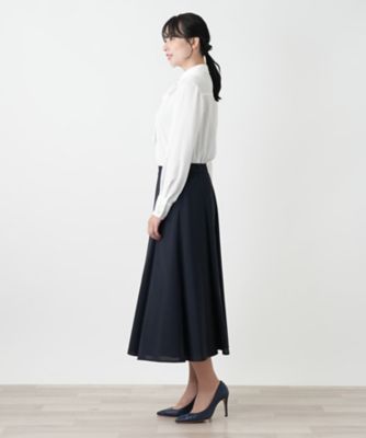 ロングプリーツスカート【ROCHAS Premiere】 | Leilian