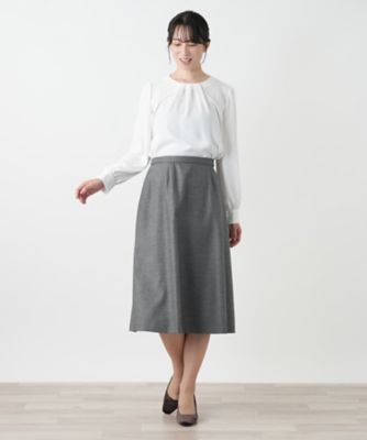 ミディ丈フレアスカート【ROCHAS Premiere】 | Leilian
