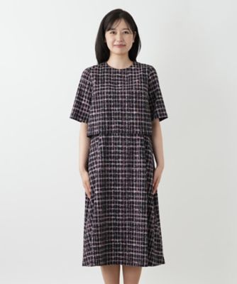 ツイードフレアワンピース | Leilian (Women)/レリアン | 三越