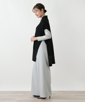 ラメ幾何学柄ニットベスト | Leilian (Women)/レリアン | 三越伊勢丹