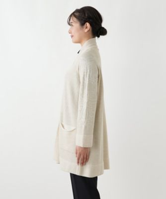 レリアン キャラオクルス カシミヤ100% ロング カーディガン ニット