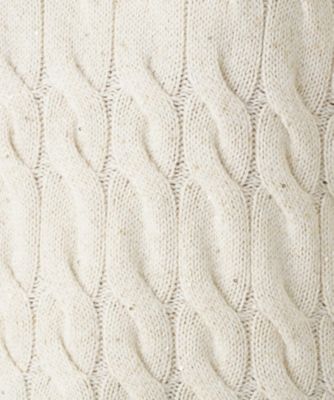 Lisette カシミヤ混ハイネックケーブルアランニット カシミヤ混ハイネックケーブルニット | Leilian (Women)/レリアン