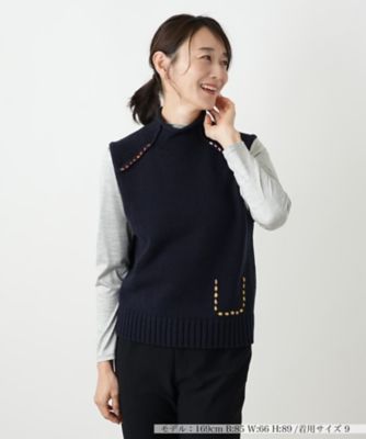 Leilian (Women)/レリアン ニットベスト 39ネービーブルー トップス【三越伊勢丹/公式】