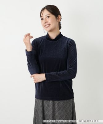 Leilian ハイネックカットソー ハイネックカットソー【Leilian WHITE LABEL