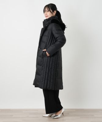 フーデッドダウンコート【Leilian WHITE LABEL