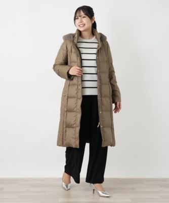 フーデッドダウンコート【Leilian WHITE LABEL