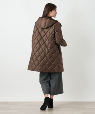 フーデッドダウンコート【Leilian WHITE LABEL