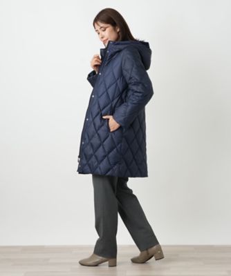 フーデッドダウンコート【Leilian WHITE LABEL