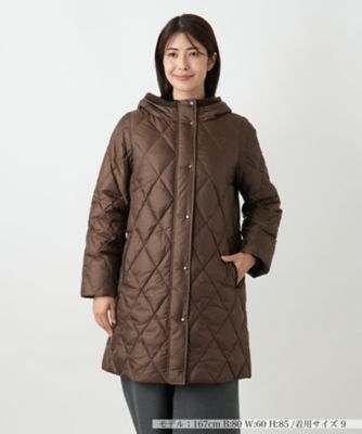 新品　Leilian レリアン フーデッドキルティングコート　ダウン フーデッドダウンコート|レリアン | レリアン公式オンラインストア