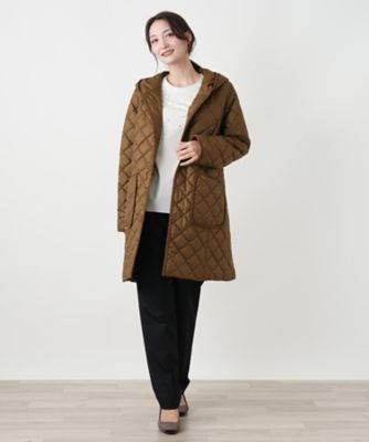 美品✨現行 レリアン ホワイトレーベル ダブルフェイス フーデッドコート フーデッドコート【Leilian WHITE LABEL】|レリアン | レリアン