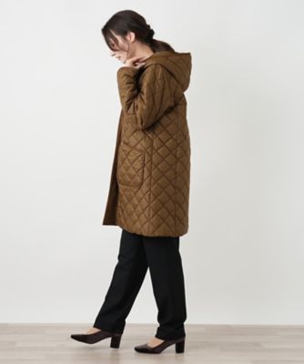中わたフーデッドコート【Leilian WHITE LABEL