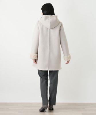 フーデッドコート【Leilian WHITE LABEL】 | Leilian