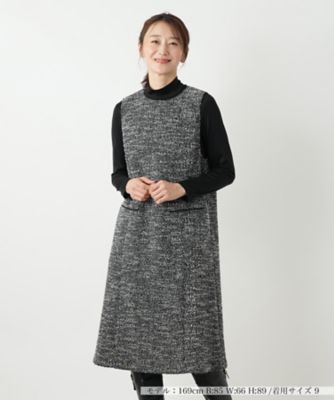 ＜Leilian (Women)＞ジャンパースカート【Ｌｅｉｌｉａｎ　ＷＨＩＴＥ　ＬＡＢＥＬ】
