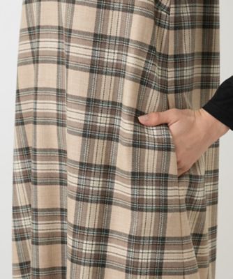 チェックジャンパースカート【Leilian WHITE LABEL