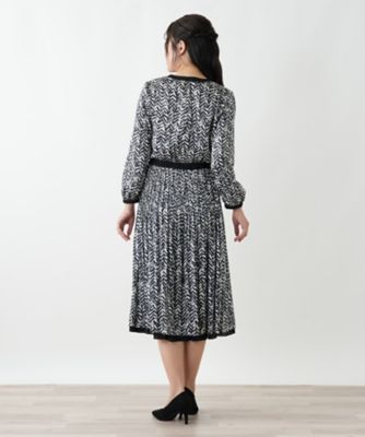 リバーシブルプリーツスカート【Leilian WHITE LABEL