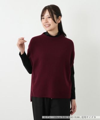 ＜Leilian (Women)＞ボトルネックニットベスト【Ｌｅｉｌｉａｎ　ＷＨＩＴＥ　ＬＡＢＥＬ】