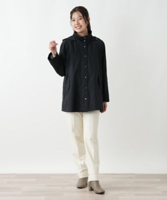 美品✨現行 レリアン ホワイトレーベル ダブルフェイス フーデッドコート フーデッドコート【Leilian WHITE LABEL