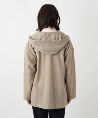 美品✨現行 レリアン ホワイトレーベル ダブルフェイス フーデッドコート 送料無料】フーデッドコート【Leilian WHITE