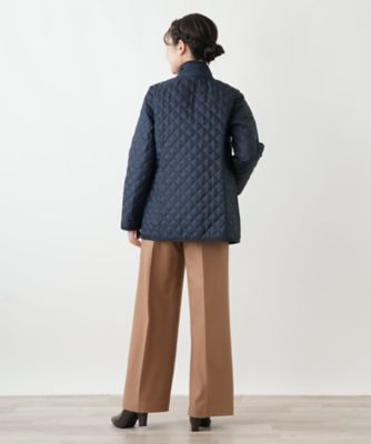 送料無料】リバーシブルキルティングジャケット【Leilian
