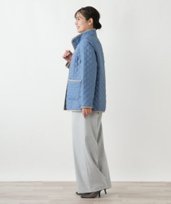 リバーシブルキルティングジャケット【Leilian