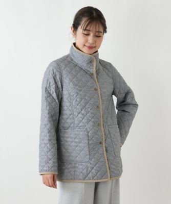 【日本未発売】 ホワイトレーベル　リバーシブル　キルティングジャケット 新品 リバーシブルキルティングジャケット【Leilian