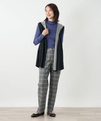 フーデッドベスト【Leilian WHITE LABEL
